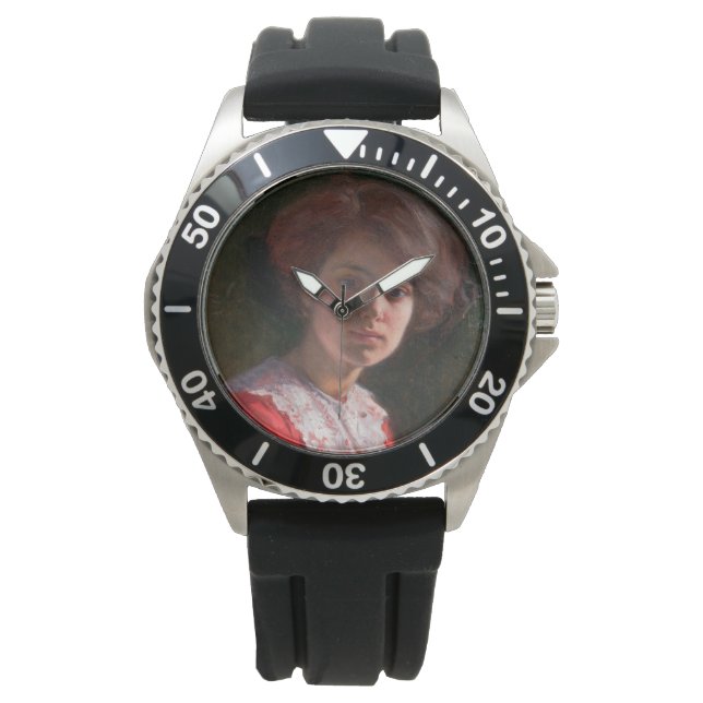 Relógio Retrato de uma Senhora (por Elin Danielson-Gambogi (Frente)
