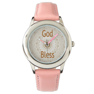 Relógio Retro Best Wish Deus abençoe Watch