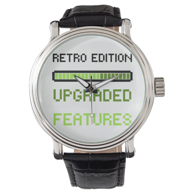 Relógio Retro Edition Upgraded Features Pixel Art Gaming  (Frente)