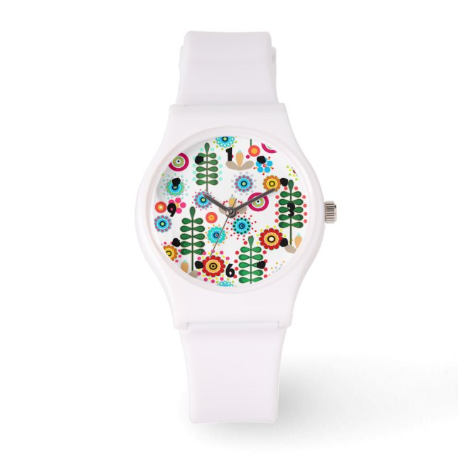 Relógio retro, rústico, folclore (Frente)