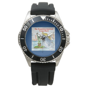 Relógio Rick London Funny Trump Shark Watch
