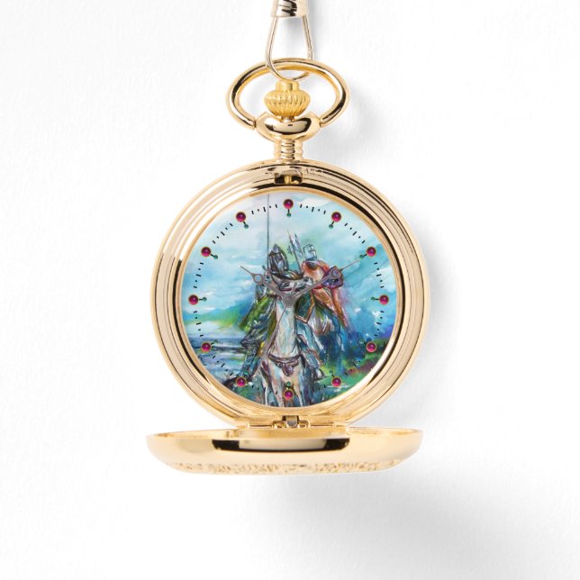 Relógio RIDERS IN THE STORM, Cavaleiros Medievais Horsebac (Frente)