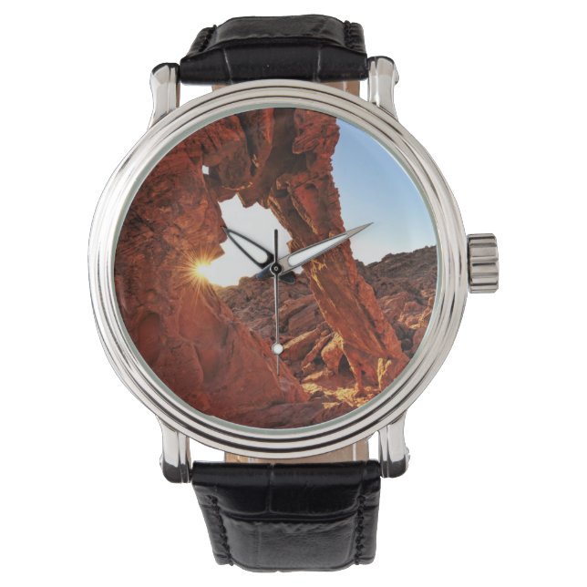 Relógio Rocha Elefante no Vale do Fogo (Frente)