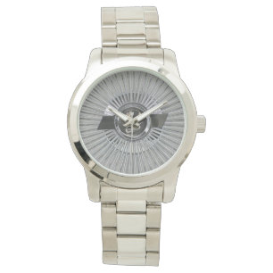 Relógio Roda-Arco Chevrolet Chevy Bowtie Tie Wire