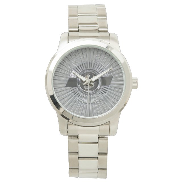 Relógio Roda-Arco Chevrolet Chevy Bowtie Tie Wire (Frente)