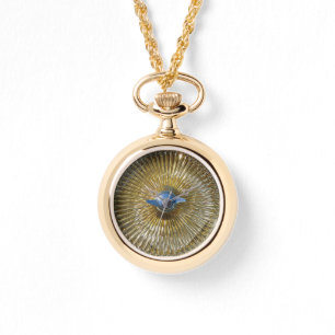 Relógio Rodas de Fio Douradas Menos Calços De Cavalo Baixo