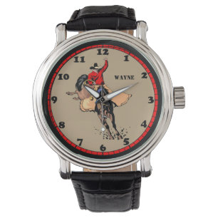 Relógio Rodeo Cowboy Bull Rider eWatch Personalizado