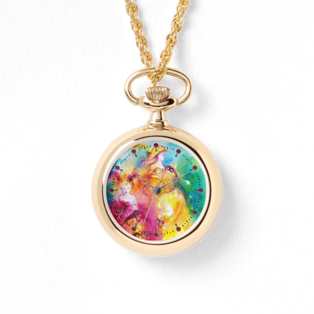 Relógio RONDO IN LAGOON/Bola de Mascarada Veneza (Frente)