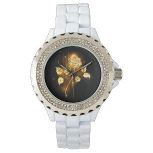 Relógio rosa do ouro ( rosa dourado )