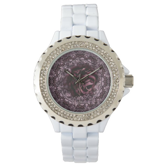 Relógio Rosa Mandala (Frente)