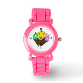 Relógio rosa reloj