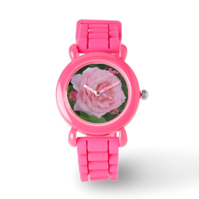 Relógio Rosa Rosa Rosa Rosa Sparkle Watch (Frente)