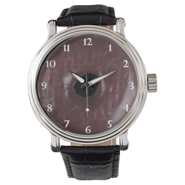 Relógio Rosquinha de chocolate (Frente)