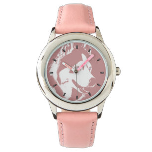 Relógio Rouco Watch Siberian Husky Malamuute Wrist Watch