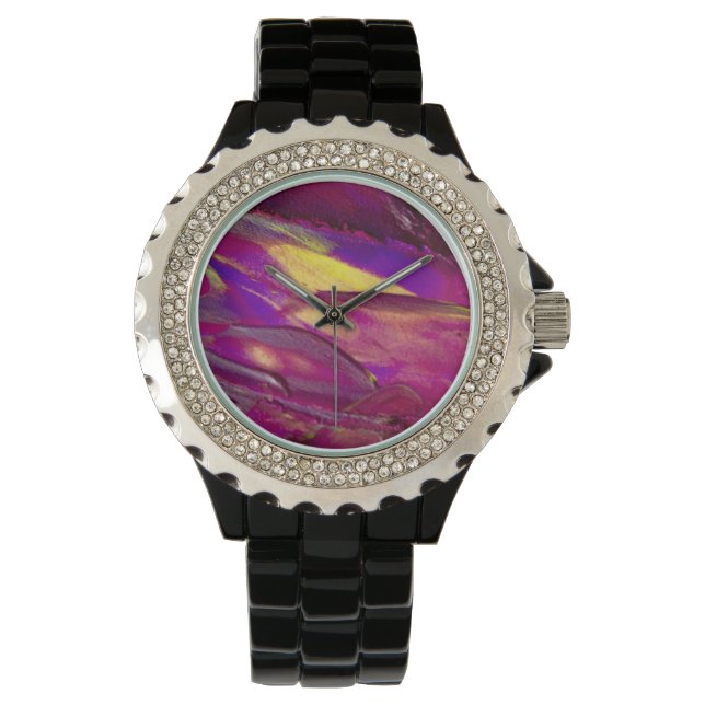 Relógio Roxo Mounts Art Watch (Frente)