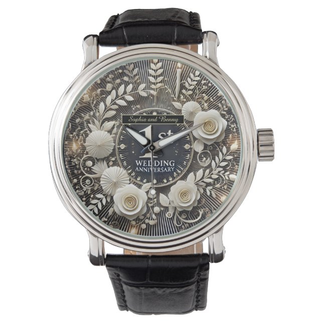 Relógio Rua de Papel do Amor Duradoura (Frente)