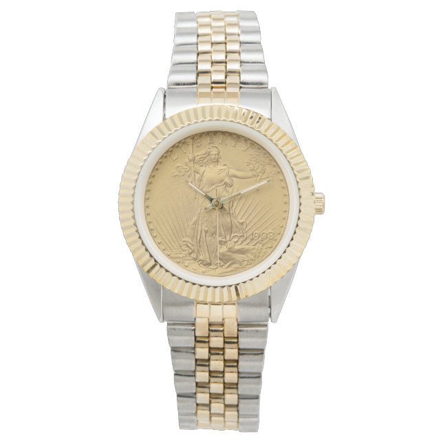 Relógio RUAS de águia dupla dos EUA Gaudens 1908 Moedas Do (Frente)