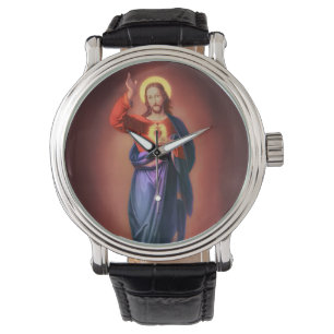 Relógio Sagrado Coração de Jesus Cristo