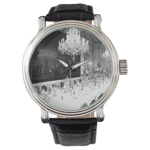 Relógio Sala de jantar do palácio de Hofburg, Áustria Vint