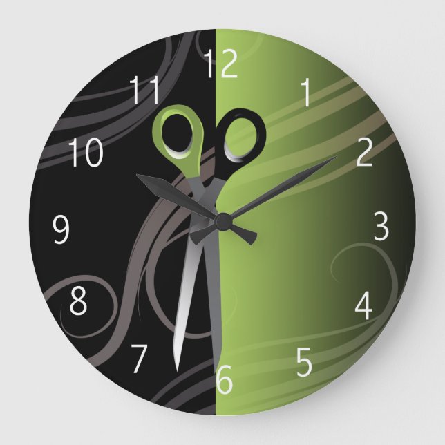 relógio salgado na moda verde (Frente)