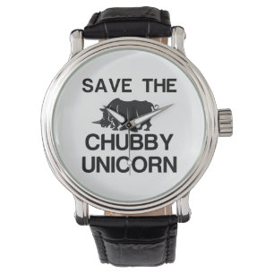 RELÓGIO SALVE O CHUBBY UNICORN RHINO