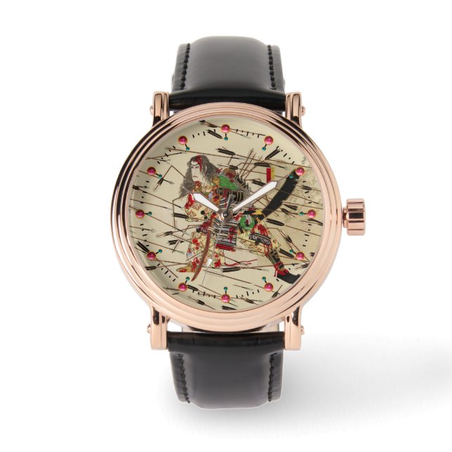 RELÓGIO SAMURAI MASATSURA LUTA EM CHÁ DE SERES (Frente)