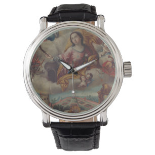 Relógio Santo Barbara Virgin e mártir