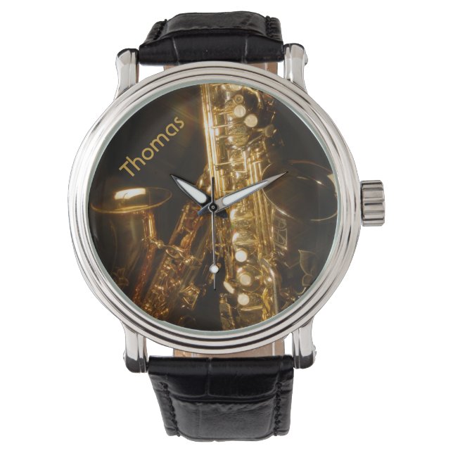 Relógio Saxofone Watch (Frente)