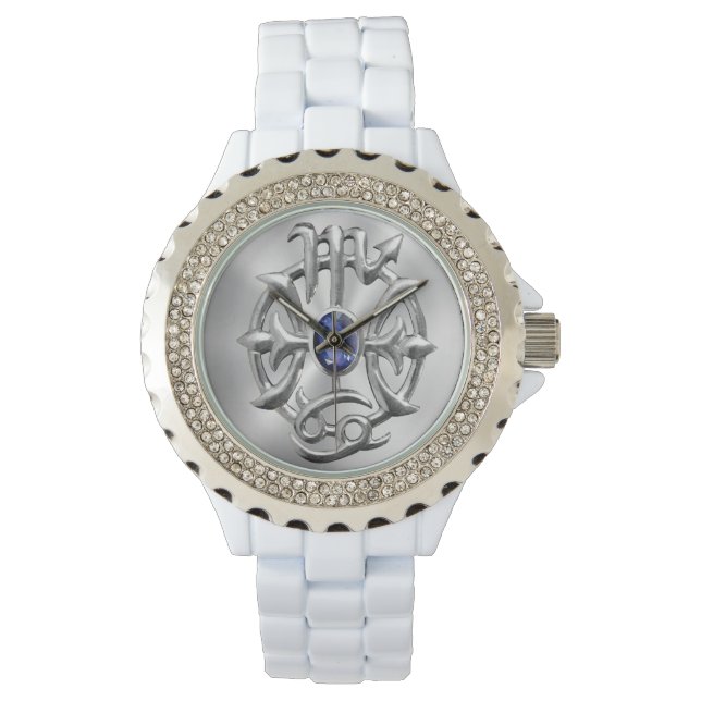 Relógio Scorpio e Peixes Medallion 2 Watch (Frente)