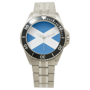 Relógio Scottish Flag of Scotland Santo Andrew's Cross