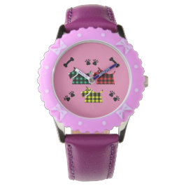 Relógio Scotty Terrier Dogs Cute Engraçado Terriers Breeds