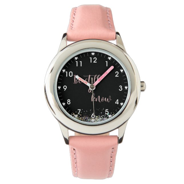 Relógio Seja Estável e Saiba Citação de Escrituras (Frente)