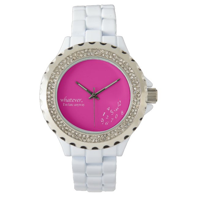 Relógio Seja lá o que for que estou atrasado (Frente)