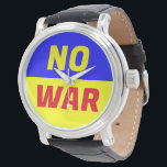 Relógio SEM GUERRA Wrist Watch<br><div class="desc">O suficiente é suficiente.</div>