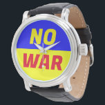 Relógio SEM GUERRA Wrist Watch<br><div class="desc">O suficiente é suficiente.</div>