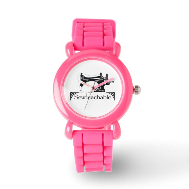 Relógio Sewteachable eWatch Watch (Pink) (Frente)