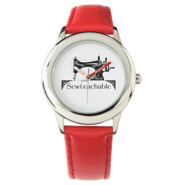 Relógio Sewteachable eWatch Watch (Red) (Frente)