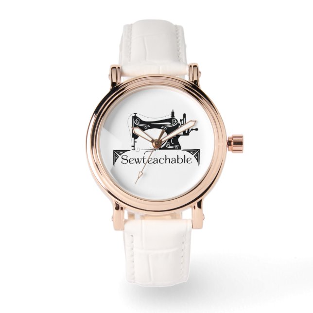 Relógio Sewteachable eWatch Watch (White) (Frente)