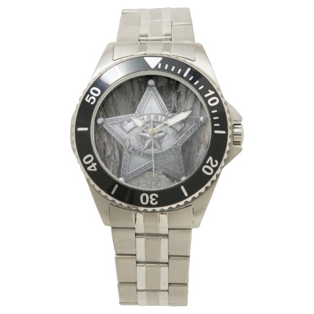 Relógio Sheriff-Classic Stainless Steel Watch (Frente)