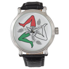 Relógio Sicilian Trinacria Medusa Design