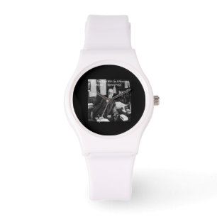 Relógio Sigmund Freud & Cat Quote Womens Silicone Watch