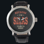 Relógio Silas Name Funny Personalizado Birthday Silas<br><div class="desc">Esta é uma design com texto porque eu sou Silas por isso. Um legal presente para amigos ou família chamado Silas. Se o seu primeiro ou sobrenome é Silas,  então este produto é para si. Presente para Silas no Dia de os namorados.</div>