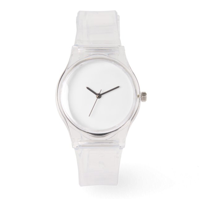 Relógio Silicone Strap Clear Watch (Frente)