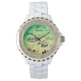 Relógio Silouette Surreal 'Imagine se'