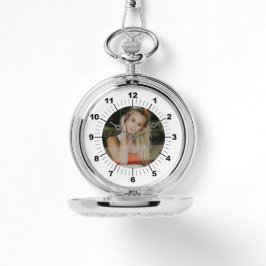 Relógio Silver Pocket Watch - Personalizado