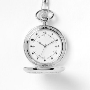 Relógio Silver Pocket Watch - Personalizado (adicionar ima