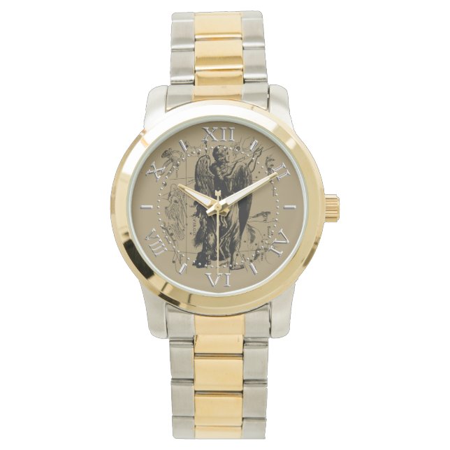 Relógio Símbolo de Virgem Constelação Hevelius 1690 Discag (Frente)