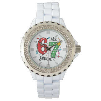 Relógio Simple Elegant Christmas Watercolor Botanical