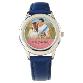 Relógio simples e mínimo adicione seu texto foto natal