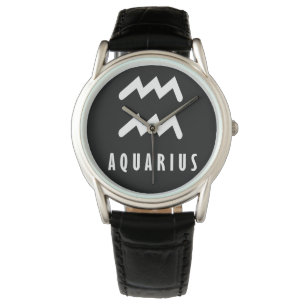 Relógio sinal de Aquarius Zodiac